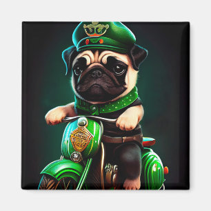 Imã Rua de moto de cão, dia de Patrick