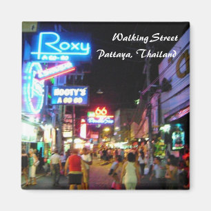 Imã Rua de passeio, Pattaya, Tailândia