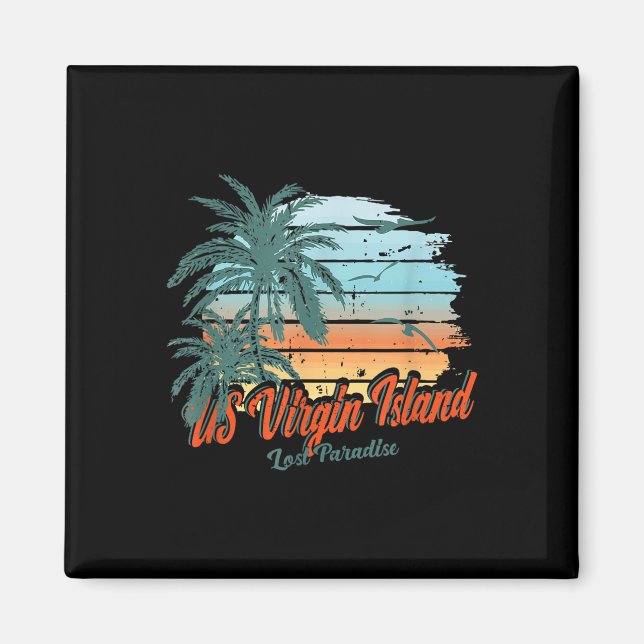 Imã Rua de praia da Virgin Island, Thomas Shirt Perdeu (Frente)