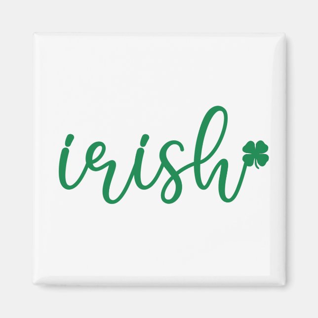 Imã Rua de Shamrock irlandês. Dia de Patrick (Frente)