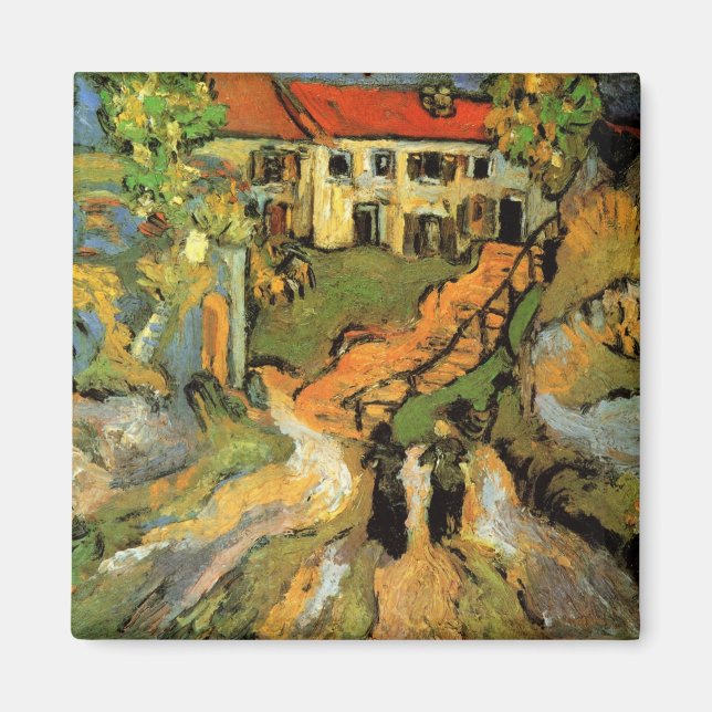 Imã Rua e Escadas da Vila Auvers, Figuras (Frente)