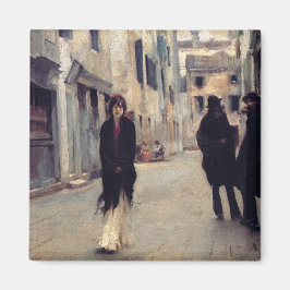 Imã Rua em Veneza (Mulher Elegante) (Cantora Sargent)