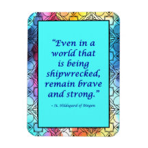 Rua: Hildegard do Bingen Quote Magnet