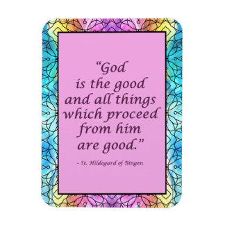 Ímã Rua: Hildegard do Bingen Quote Magnet