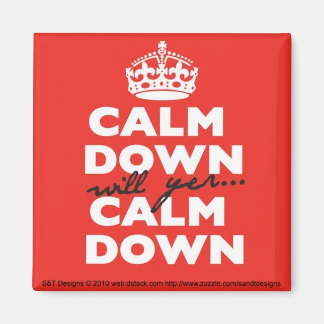 Imã rua-ímã calmo (Frente)