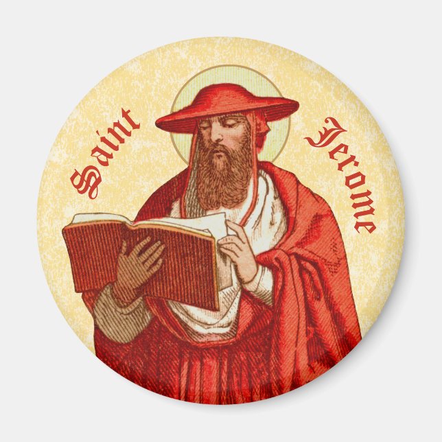 Imã Rua. Jerome como Cardeal com Livro (P 004) (Frente)