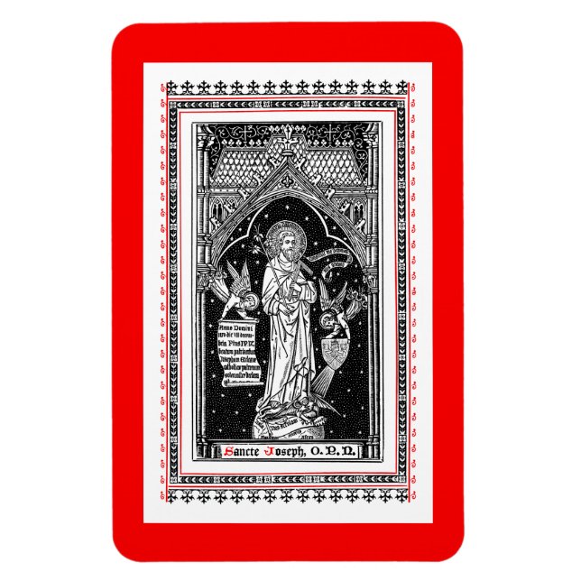 Ímã Rua. Joseph, Patrão da Igreja (DT 01) (Vertical)