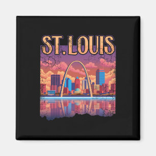 Imã Rua Louis Gateway Arch Missouri Cityscape Skyline