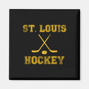 Imã Rua Louis Ice Hockey Sticks State Outile Stl Tee