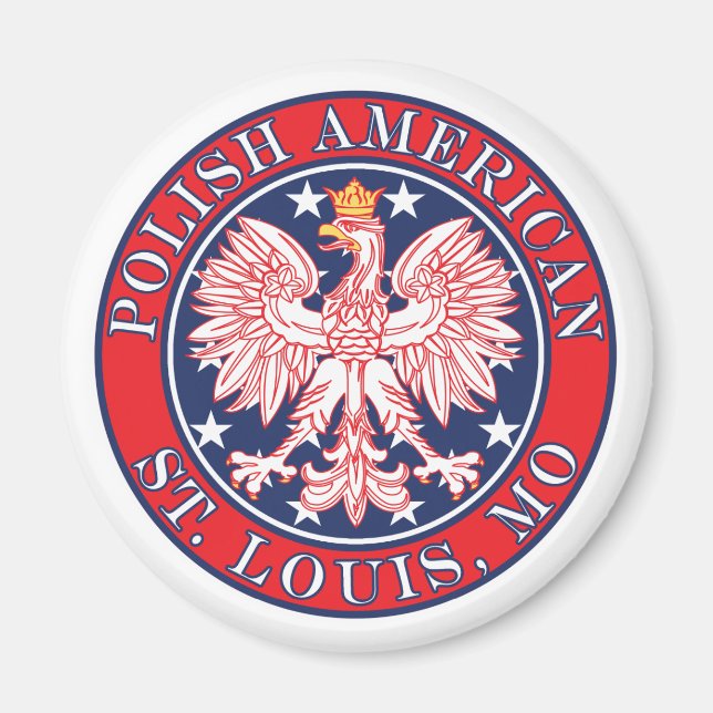 Imã Rua Louis Missouri Polonês (Frente)
