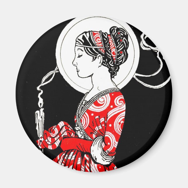 Imã Rua. Lucy of Syracuse Magnet (Frente)