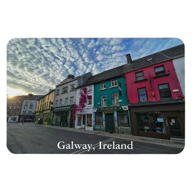 Ímã Rua Mainguard em Galway, Irlanda (Horizontal)