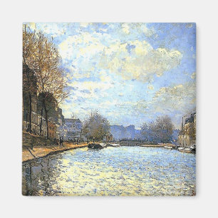 Imã Rua Martin Canal Alfred Sisley