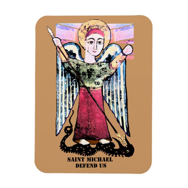 Ímã Rua Michael e o dragão (Vertical)