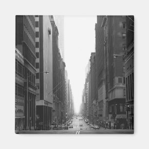 Imã Rua na cidade B&W de NY