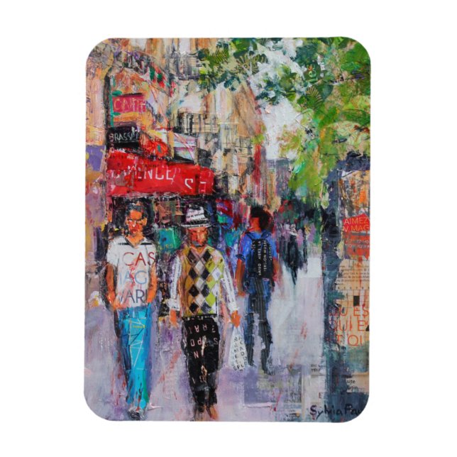 Ímã Rua Paris (Vertical)