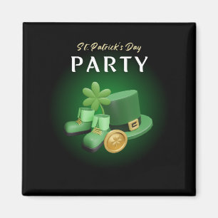 Imã Rua. Patricks Day Lucky Irish - Engraçado Lucky Ir