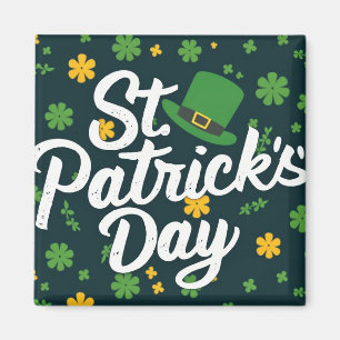 Imã Rua. Patricks Dia verde amarelo