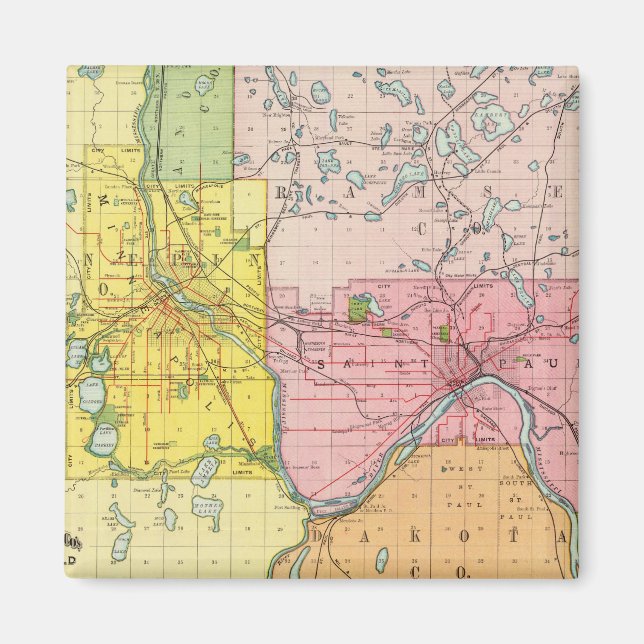 Imã Rua. Paul, Minneapolis, Minnesota (Frente)