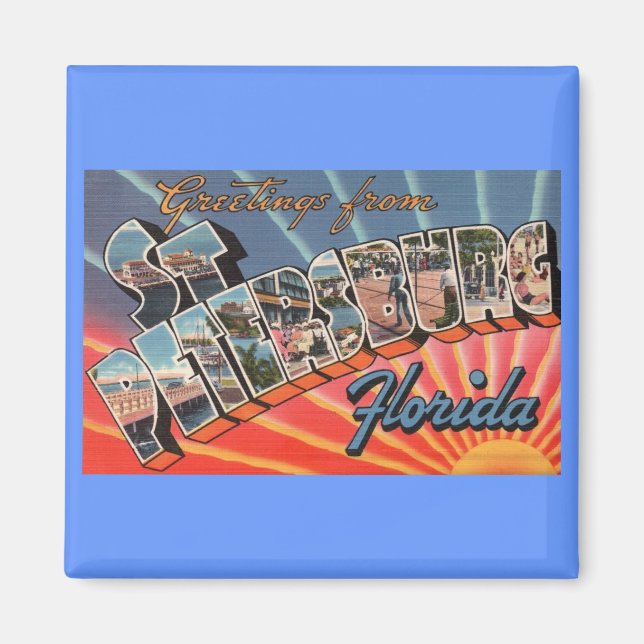 Imã Rua. Petersburg Flórida (Frente)