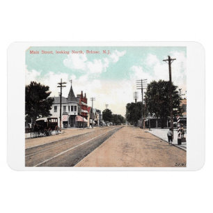 Ímã Rua principal, Belmar, Cartão postal de 1906 em N