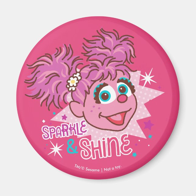 Imã Rua Sésamo | Abby Cadabby - Sparkle & Shine (Frente)
