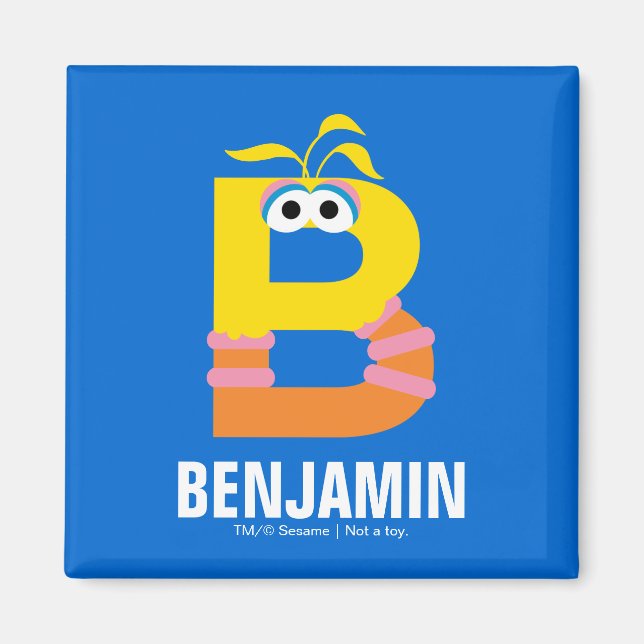 Imã Rua Sésamo | B é para o Big Bird (Frente)