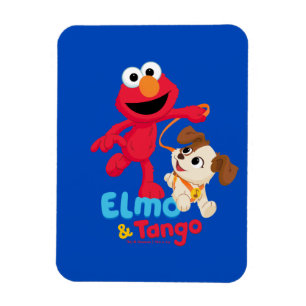 Ímã Rua Sésamo   Corrente Elmo & Tango