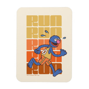 Ímã Rua Sésamo Corridas de Grover