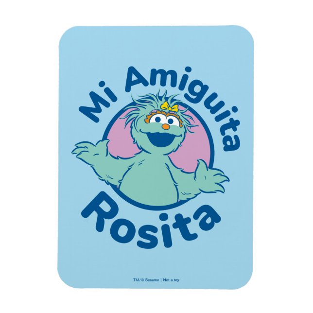 Ímã Rua Sésamo | Mi Amiguita Rosita (Vertical)