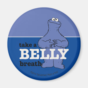 Imã Rua Sésamo   Monstro Do Biscoito Respirar