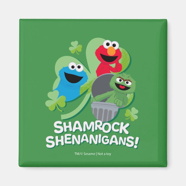 Imã Rua Sésamo | Shamrock Shenanigans! (Frente)