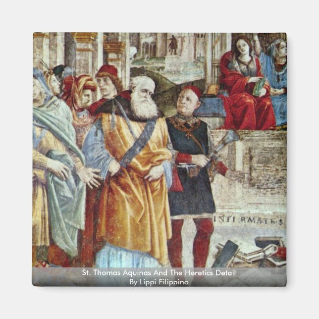 Imã Rua Thomas Aquinas E O Detalhe Da Hereética (Frente)