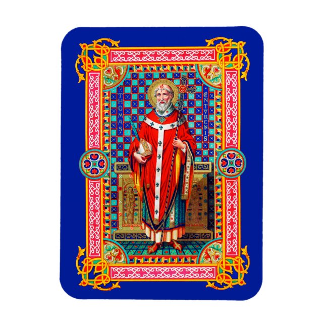 Ímã Rua. Thomas Becket em Red Chasuble (K 34) (Vertical)
