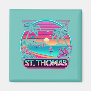 Imã Rua Thomas Virgin Islands Magnet