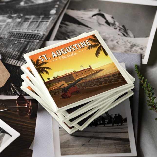 Imã Rua Vintage, Augustine, Flórida (Criador carregado)