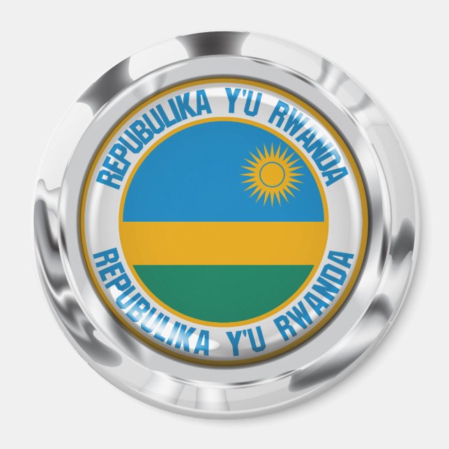 Imã Ruanda Round Emblem (Frente)