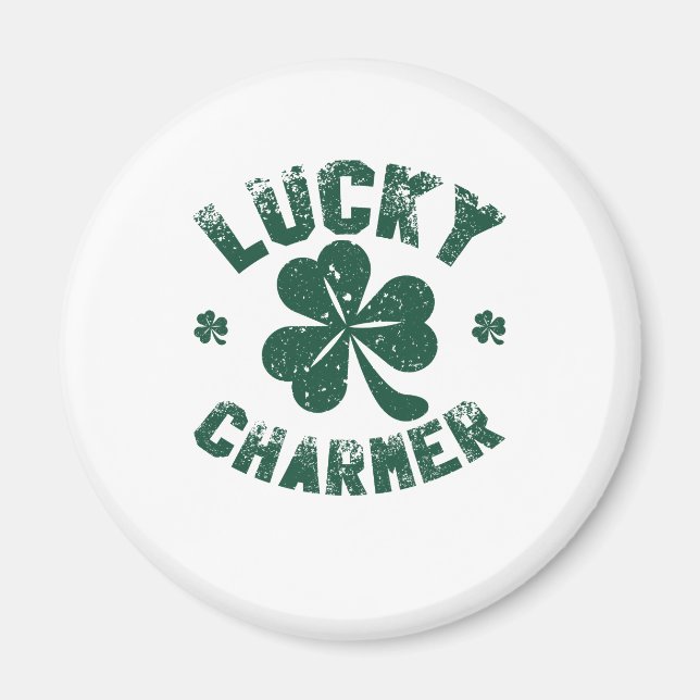 Imã Ruas Engraçadas de Shamrock, Lucky Charmer. (Frente)