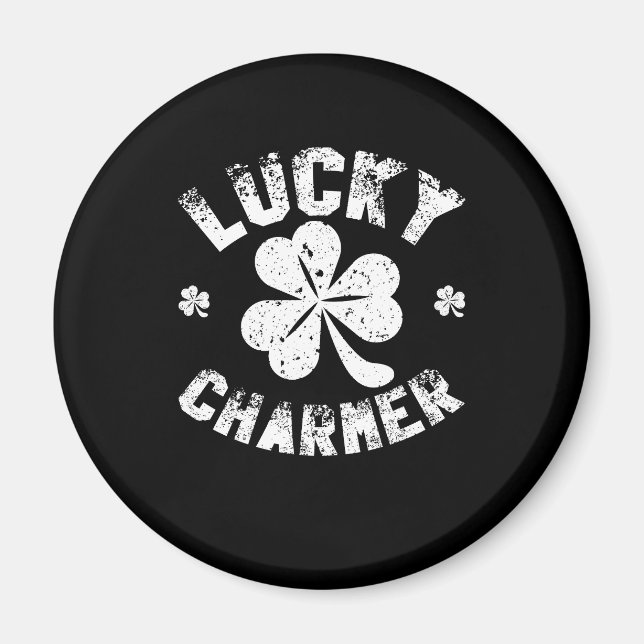 Imã Ruas Engraçadas de Shamrock, Lucky Charmer. (Frente)