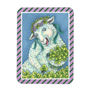 ÍMÃ RUAS. MAGNET IRLANDESA DE PATRICK EWE & SHAMROCKS