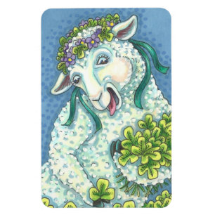 ÍMÃ RUAS. MAGNET IRLANDESA DE PATRICK EWE & SHAMROCKS