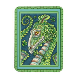 ÍMÃ RUAS. O GREEN SHAMROCK DRAGON DE PATRICK, FANTASIA