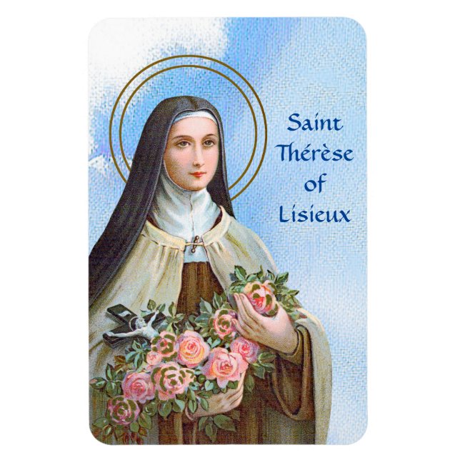Ímã Ruas. Terese de Lisieux, a Pequena Flor (BJE 01) (Vertical)