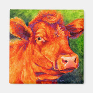 Imã Rubi o ímã vermelho da vaca de Angus