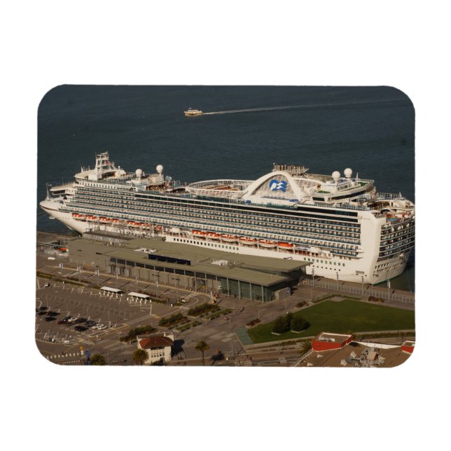 Ímã Ruby Princess Cruise, SF Magnet (Horizontal)