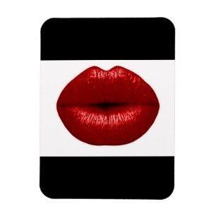 ÍMÃ RUBY RED LIPSTICK MAKEUP BEAUUON FASHION LÁBIOS
