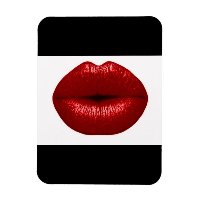 ÍMÃ RUBY RED LIPSTICK MAKEUP BEAUUON FASHION LÁBIOS (Vertical)