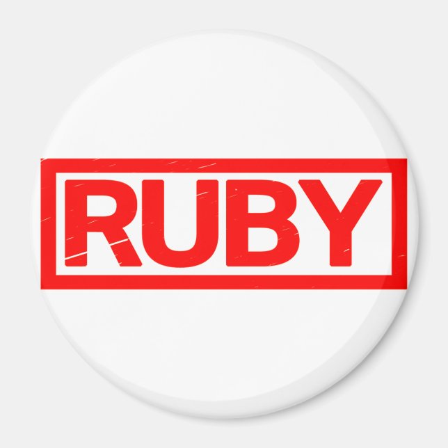 Imã Ruby Stamp (Frente)