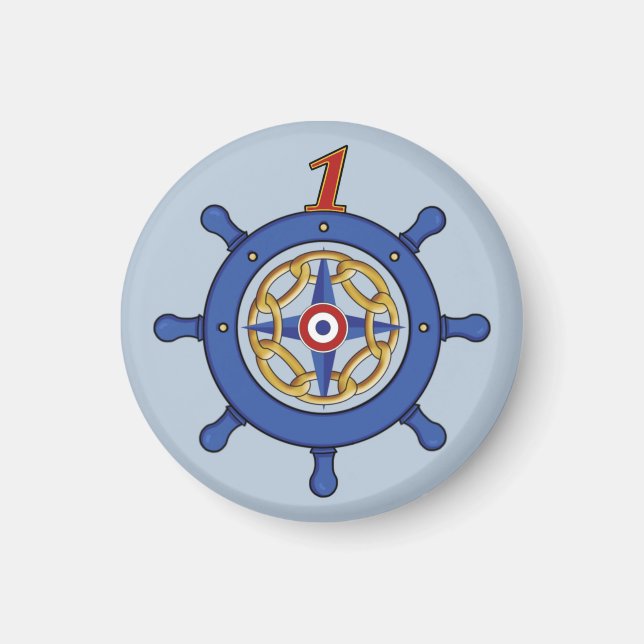 Imã Rudder Logo (Frente)