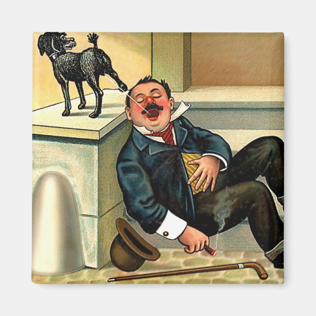 Imã RUDE AWAKENING - Arte Canina (Frente)